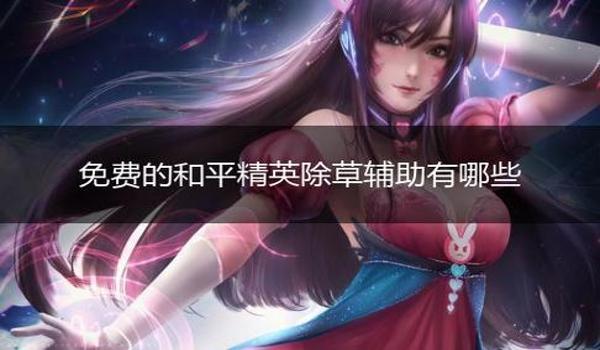 和平精英除草辅助2.0