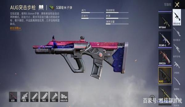 和平精英战术辅助枪有哪些