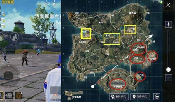 和平精英地图定位辅助工具